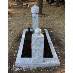 Einzelgräber 525 Modell