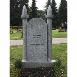 Einzelgräber 536 Modell